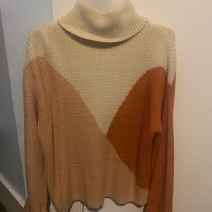 Simplee brand size medium cowl neck sweater; perfect condition- never worn.